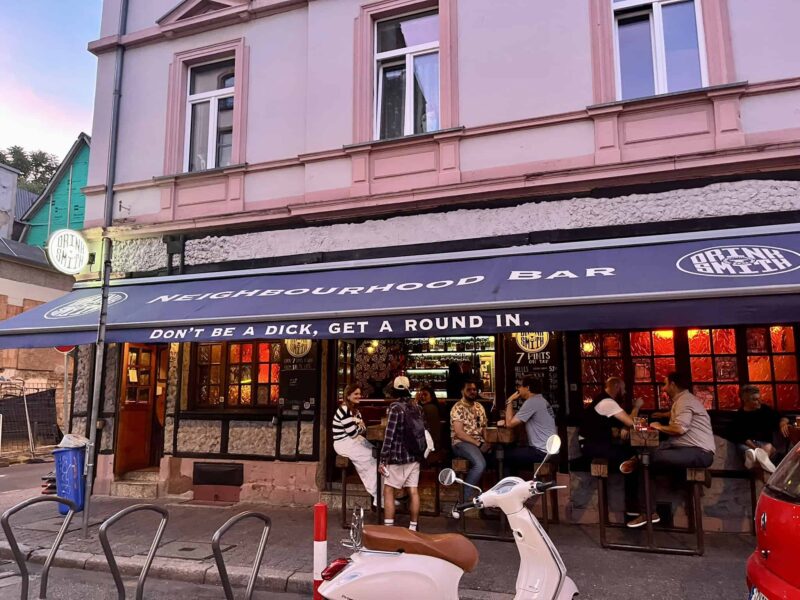 The bar where I had my first job in Germany