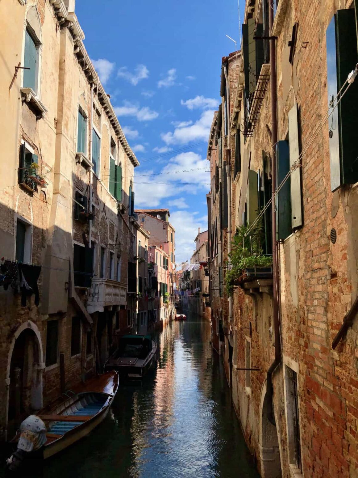 A canal in Venice, Italy — visiting with my host family during my exchange year