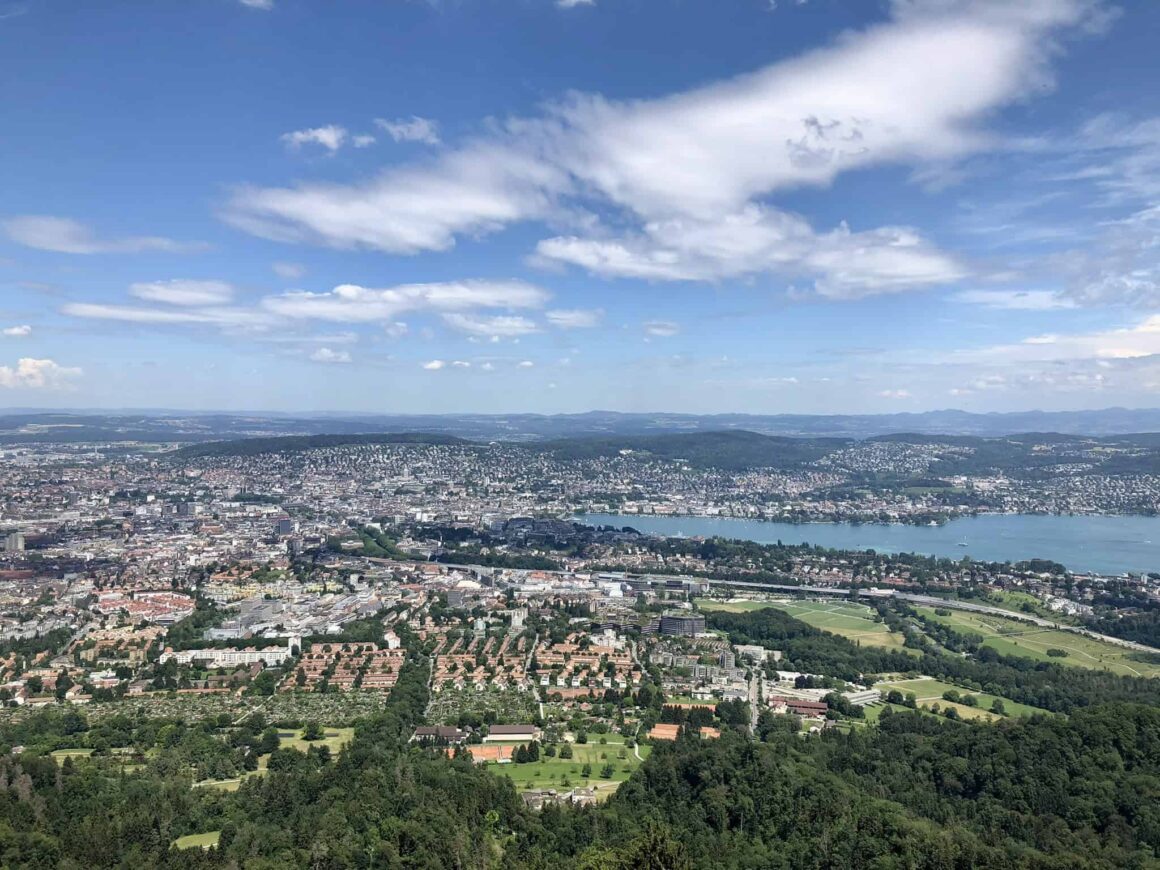 View of Zürich from Uetliberg