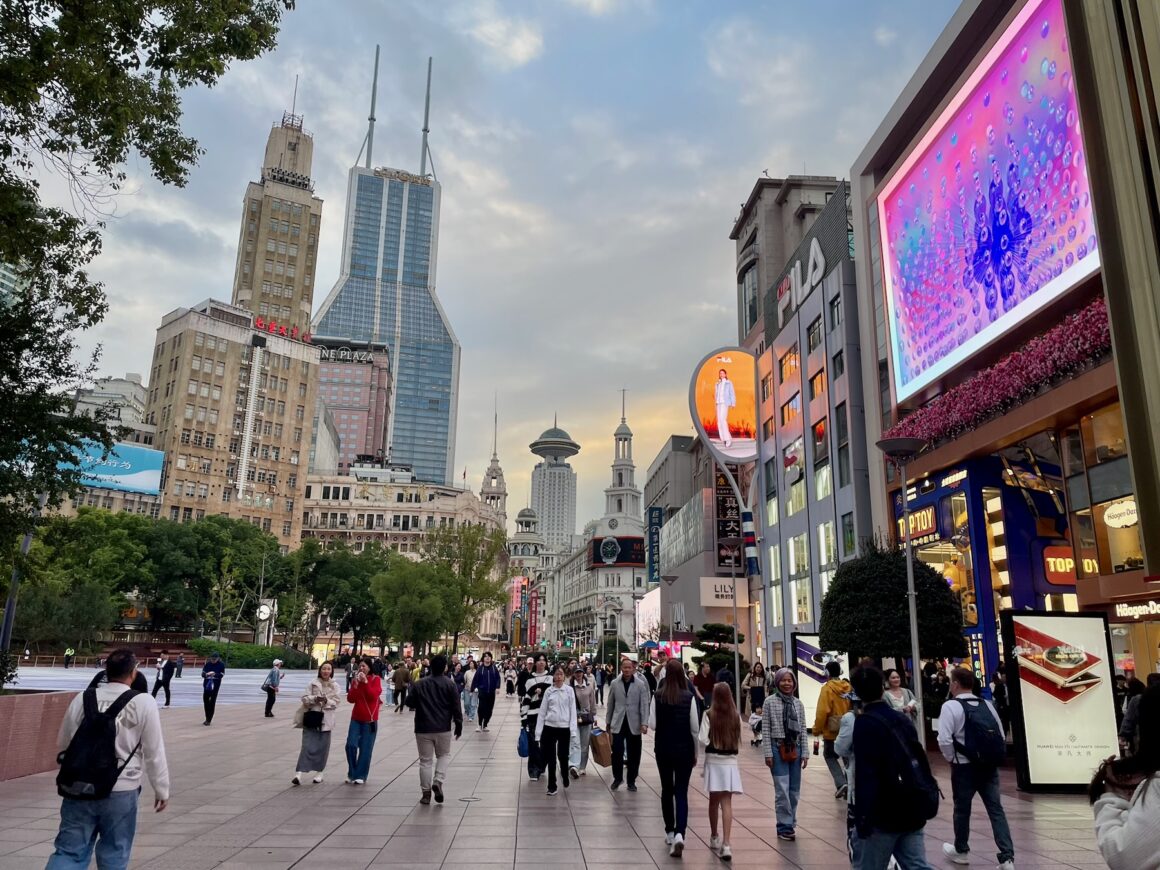 Towering skyscrapers of Shanghai, China — stepping into a completely unfamiliar environment during a gap year